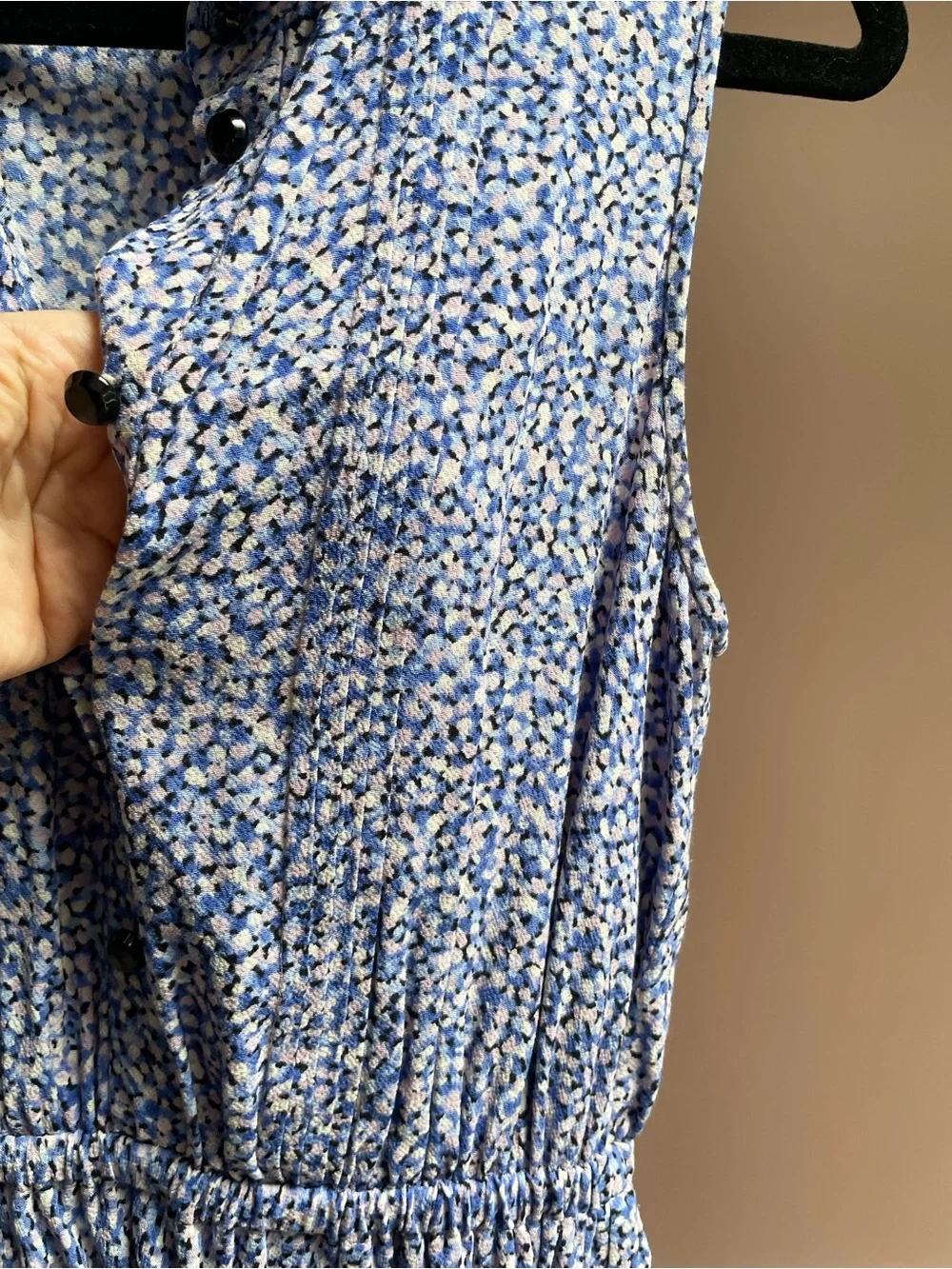 kate spade Sleeveless Blue Floral Midi Dress